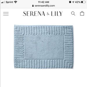 Serena & Lily Bath Rug 17 x 24